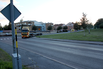 På väg mot Solumsklinten via Hovsgatan/Brännavägen. Foto: Pär Marklund