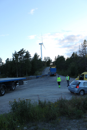 Ännu en knepig backning för att köra till Bräntberget. Foto: Pär Marklund
