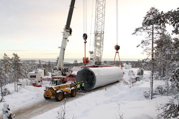 Bräntberget. Första torndelen. Foto: Alltid Marknadsbyrå