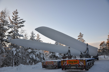 De nära 50 meter långa vingarna. Foto: Alltid Marknadsbyrå